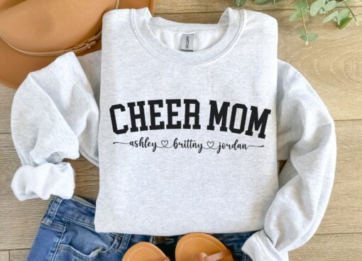 custom cheer mom sweatshirt personalized for cheer moms funny cheer mama sweater best cheer mom gifts 5ss7c