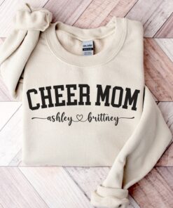 custom cheer mom sweatshirt personalized for cheer moms funny cheer mama sweater best cheer mom gifts suwew