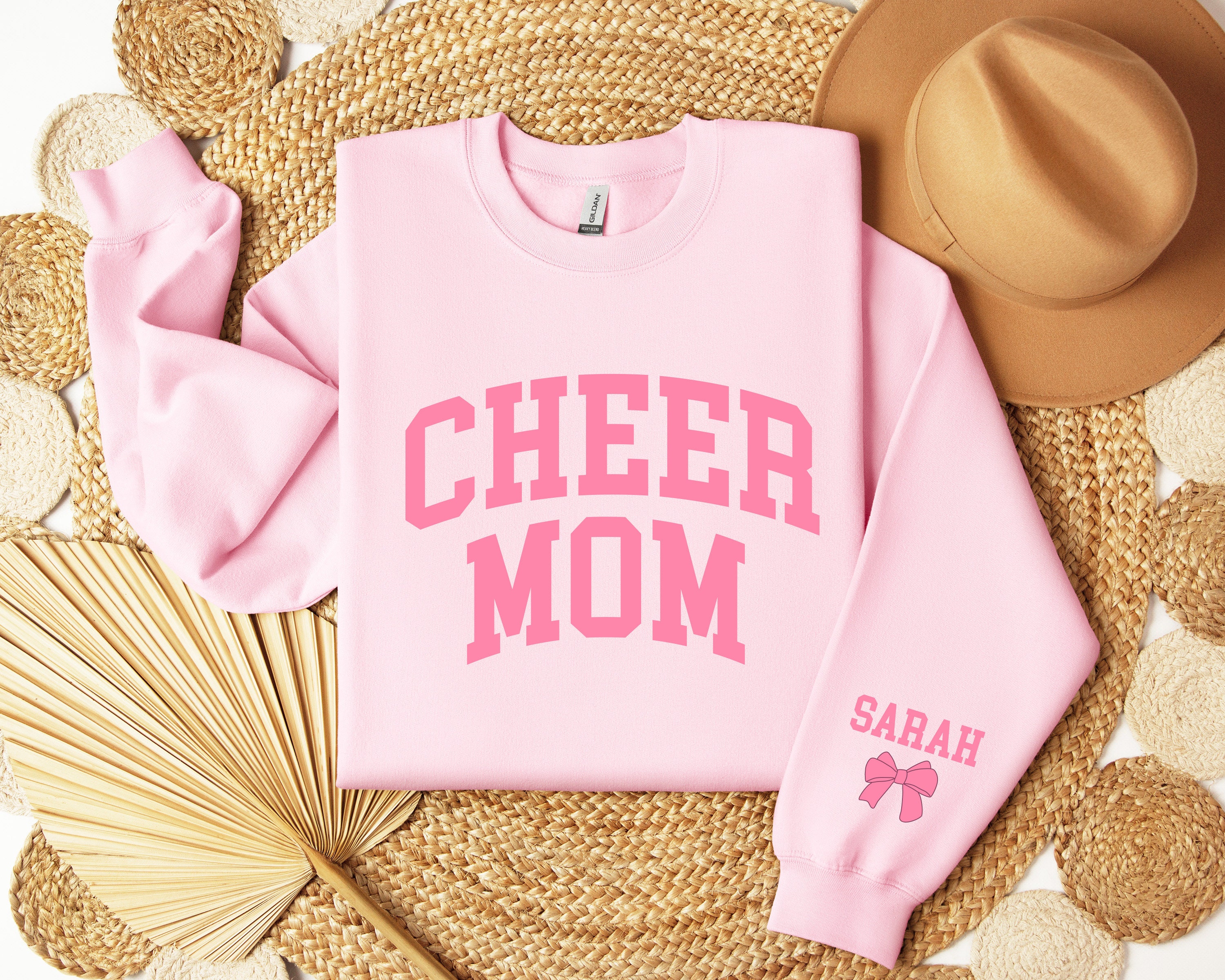 custom cheer mom sweatshirt with kids name personalized for mothers day sport mom gift and cheerleading hoodie 5tfkn scaled