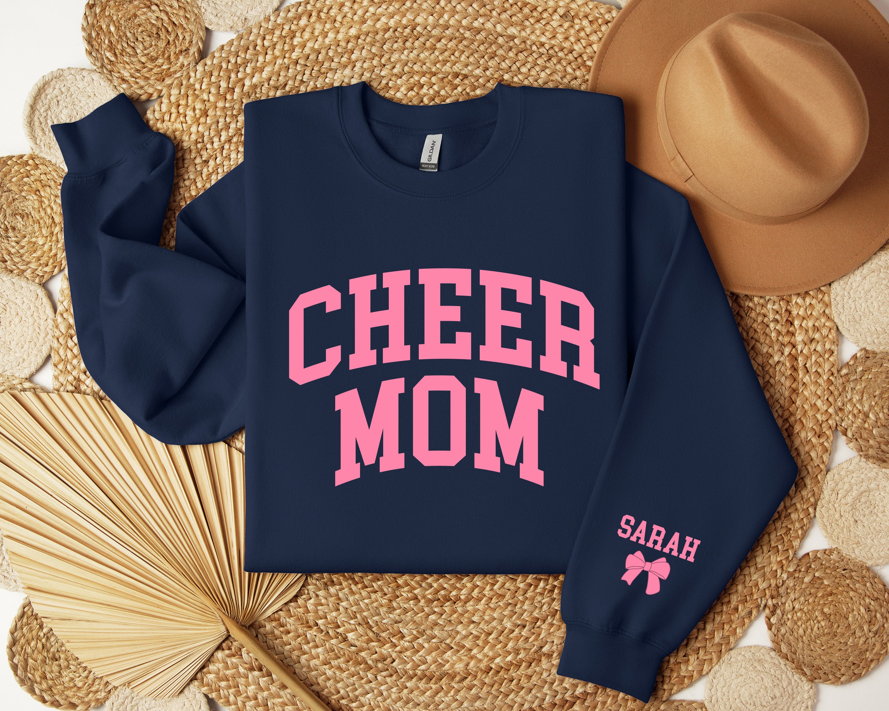 custom cheer mom sweatshirt with kids name personalized for mothers day sport mom gift and cheerleading hoodie vrbln scaled