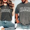 custom comfort colors dad and mom shirts for pregnancy announcement matching couple shirts new dad and new mom gifts bvdbm scaled