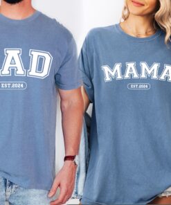 custom comfort colors mama and dad shirts new dad shirt funny pregnancy announcement t shirt for new mom mothers day 9xfdp