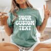 custom comfort colors t shirts with personalized text and logo design for unique clothing gifts yz5r8