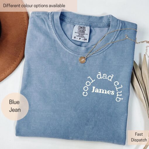 custom cool dad club shirt for fathers day birthday gifts best dad shirt trendy gift for him comfort colors jl5gp