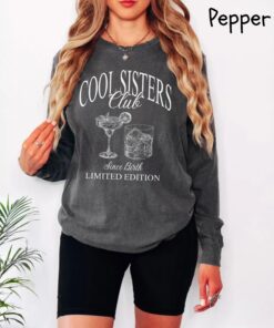 custom cool sisters club long sleeve shirt for sister birthday gifts and unique sister gifts m2mbq