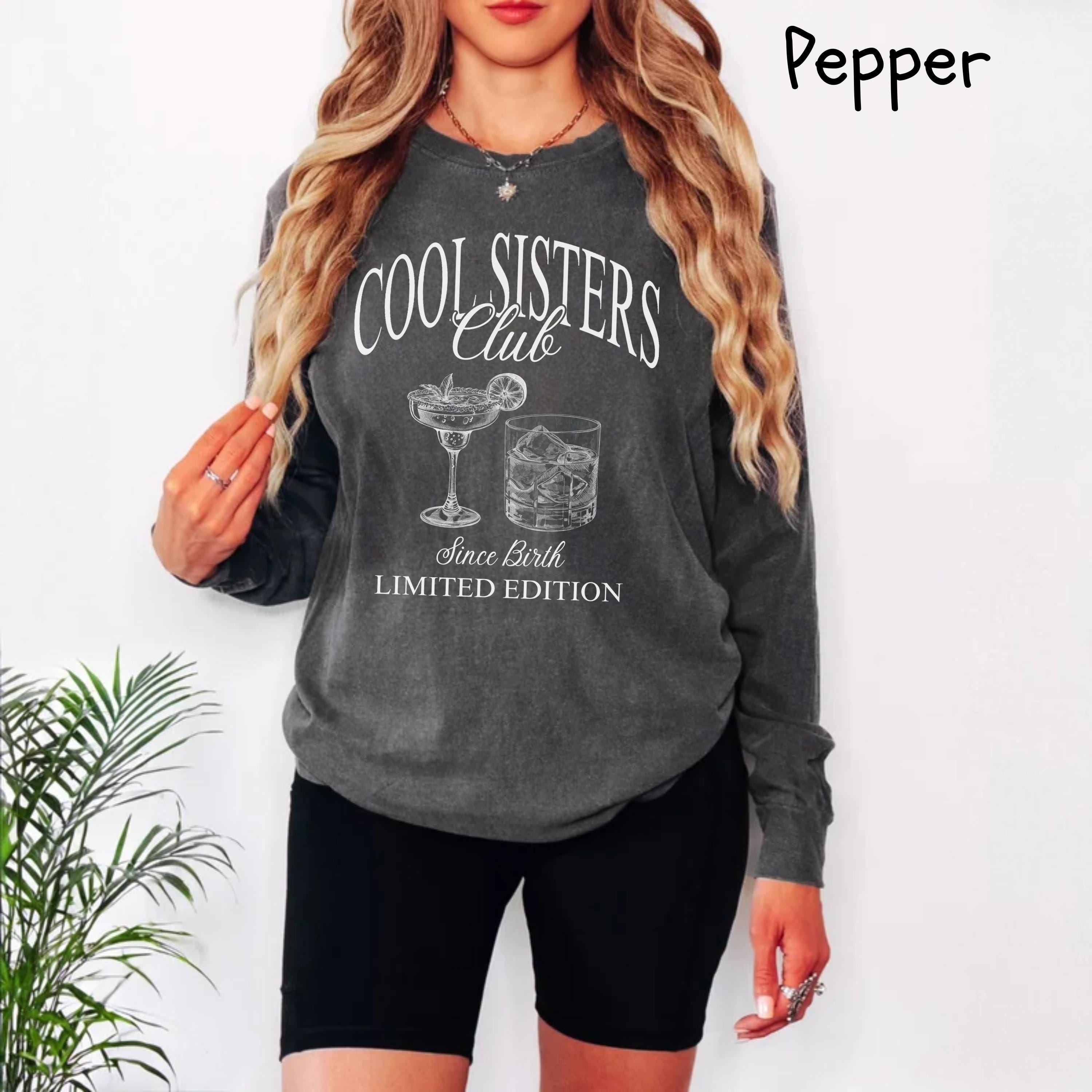 custom cool sisters club long sleeve shirt for sister birthday gifts and unique sister gifts m2mbq