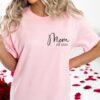 custom cute mom established 2023 pocket shirt new mom tee personalized mama reveal t shirt mothers day gift wbncm