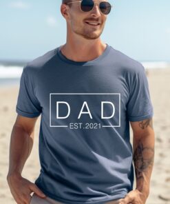 custom dad est 2021 shirt personalized for fathers day unique gift for dad best dad ever t shirt for hubby ninfc