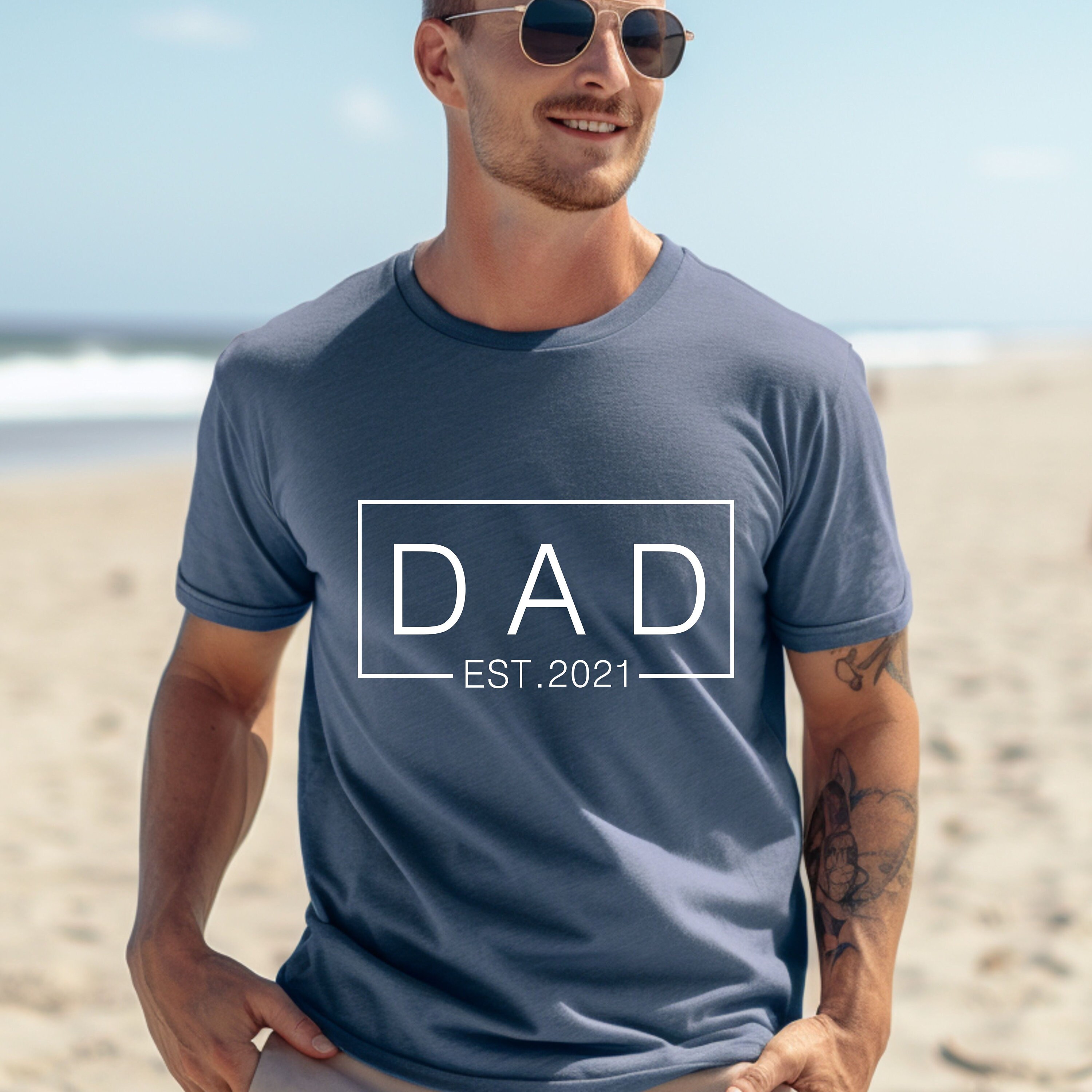 custom dad est 2021 shirt personalized for fathers day unique gift for dad best dad ever t shirt for hubby ninfc scaled