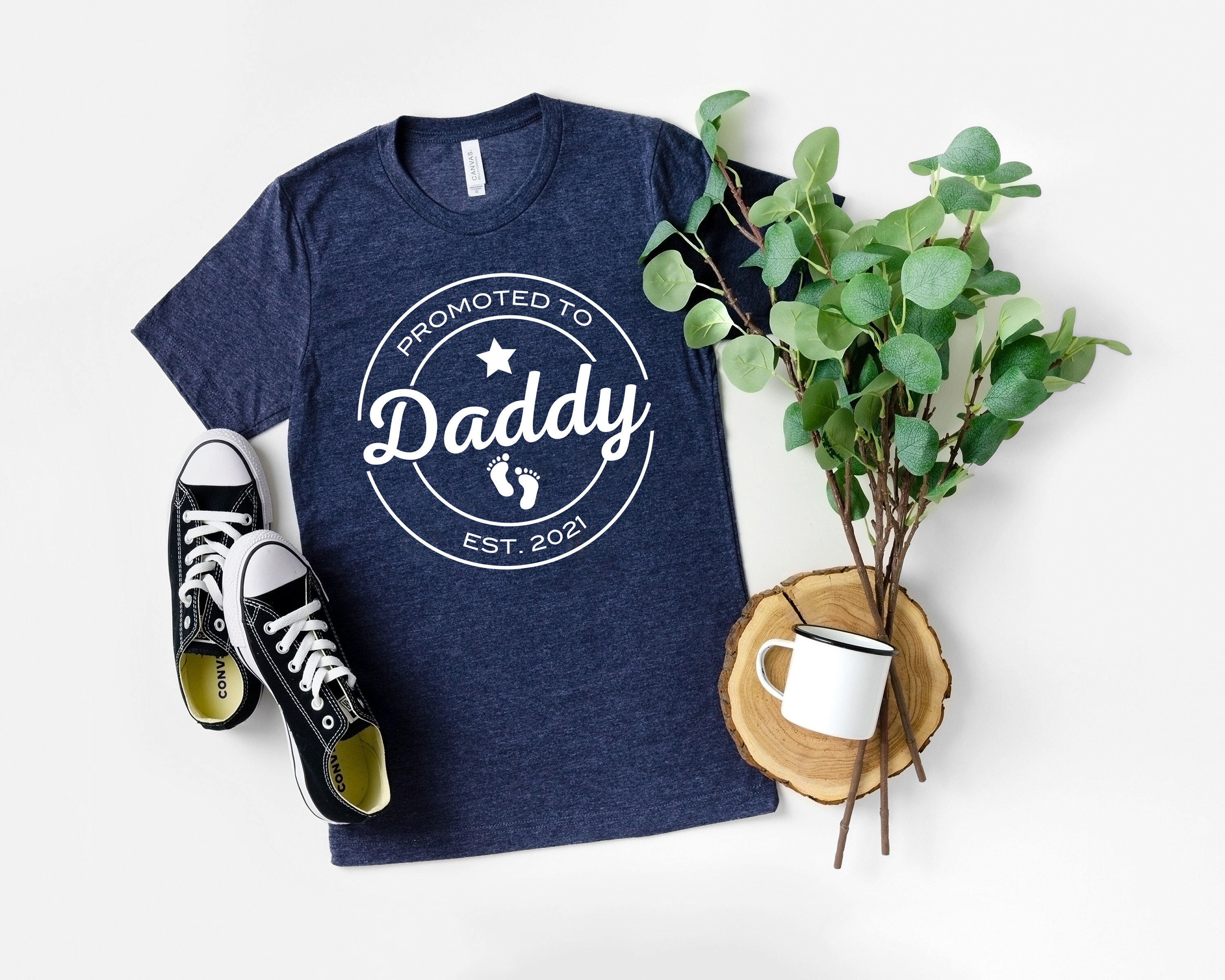 custom daddy established 2021 shirt new dad gift pregnancy announcement personalized father t shirt sf2xk scaled