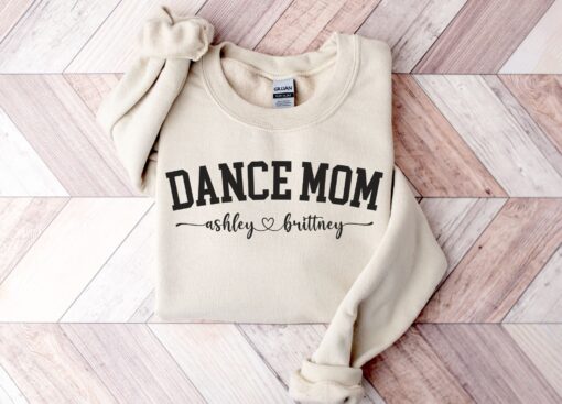 custom dance mom sweatshirt for dancer moms personalized dance team apparel best dance mom shirt gift 1amoh
