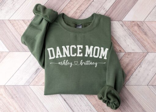 custom dance mom sweatshirt for dancer moms personalized dance team apparel best dance mom shirt gift vaumd