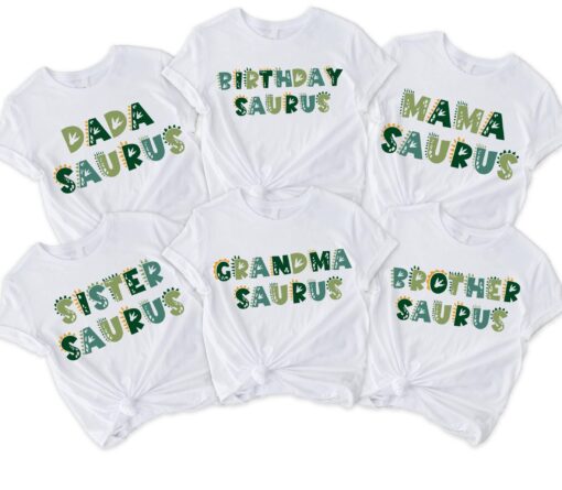 custom dinosaur birthday shirts for family matching tees mamasaurus dadasaurus kids dino tee mom and dad dino shirt trwz4