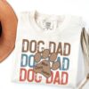 custom dog dad shirt with dog names for fathers day gifts unique dog father gift for dog owners ljdsm scaled