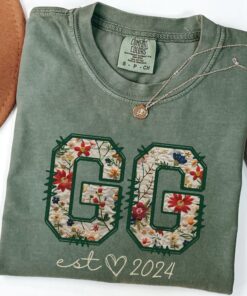 custom floral grandma shirt established 2024 best grandma ever tee for mothers day and christmas gifts zmelc