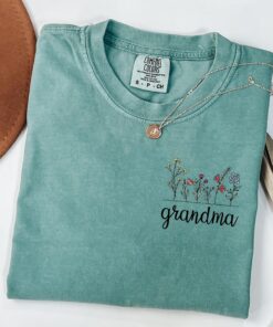 custom floral grandma shirt for mothers day personalized gift new nana granny shirt christmas gift for grandma bwnq1