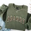 custom floral grandma sweatshirt personalized granny crewneck christmas sweater unique gift for mimi and grammy gwnbx