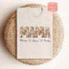 custom floral mama shirt cute mom t shirt personalized mothers day gift for new moms and grandmas oqxih