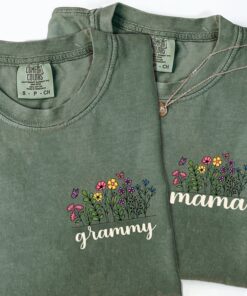 custom floral mama shirt wildflowers grammy tee retro mom t shirt for women unique mothers day gift for new moms qtz1b