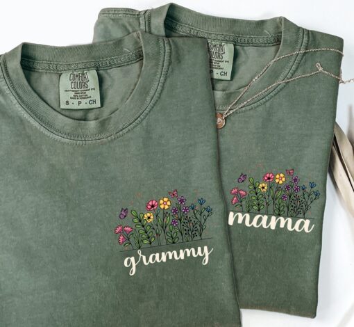 custom floral mama shirt wildflowers grammy tee retro mom t shirt for women unique mothers day gift for new moms qtz1b scaled