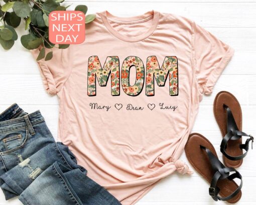 custom floral mom shirt cute mama t shirt funny sweatshirt for mothers day new mom gift grandma shirt tergi