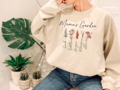custom flower shirt for mom with birth month flowers unique mamas garden shirt for mothers day gifts poxcv