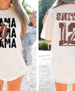 custom football mama shirt for game day football mom tee unique football fan shirt for football season rgyel