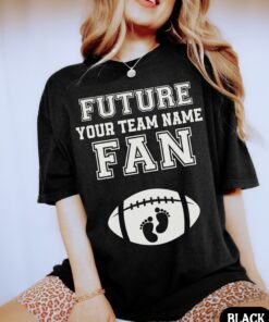 custom football pregnancy announcement shirt for expecting moms fall maternity tee sports theme thanksgiving gift 1zhdf