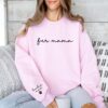 custom fur mama sweatshirt with pet name on sleeve for dog mama or cat mama personalized gift trendy sweatshirt u9ise scaled