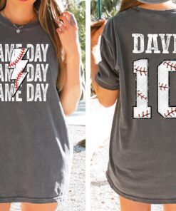 custom game day baseball shirt personalized team tee for baseball fans unique gift for baseball lovers urxll