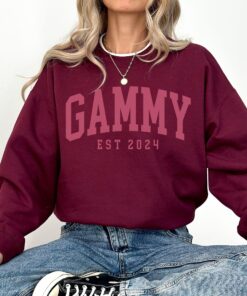 custom gammy est 2024 sweatshirt for new grandmas unique gammy gift personalized grandma sweater for christmas eefdd