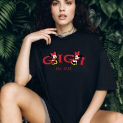 custom gigi mouse shirt for moms matching minnie mouse shirt personalized mothers day shirt cute mom life t shirt lsk9q