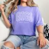 Custom Gigi Shirt Est 2025 Pregnancy Announcement Mothers Day Gift for New Gigi Comfort Colors T-Shirt