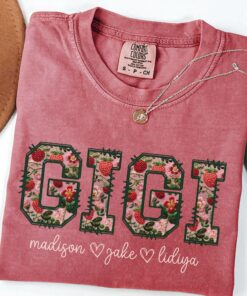 custom gigi shirt for grandma with kid names strawberry t shirt best gigi ever mothers day gift idea afizr