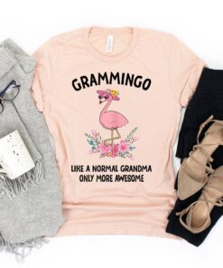 custom grammingo shirt for grandma cute flamingo t shirt for grandmother funny grandma life tee awesome mom shirt dxs8r