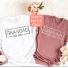 custom grammy est 2025 shirt personalized grandad tee pregnancy announcement new grandma gift best grandpa shirt 226gl