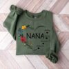 custom grandkids name sweatshirt for grandma best nana shirt personalized grandmother gift for birthdays and new grannies zt5ch scaled