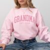 custom grandma est 2024 sweatshirt unique gift for new grandma personalized grandma sweater comfortable fit idqjq