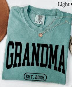 custom grandma est shirt for mothers day birthday gift cute nana shirt personalized grandma gifts christmas t shirt fdr1h