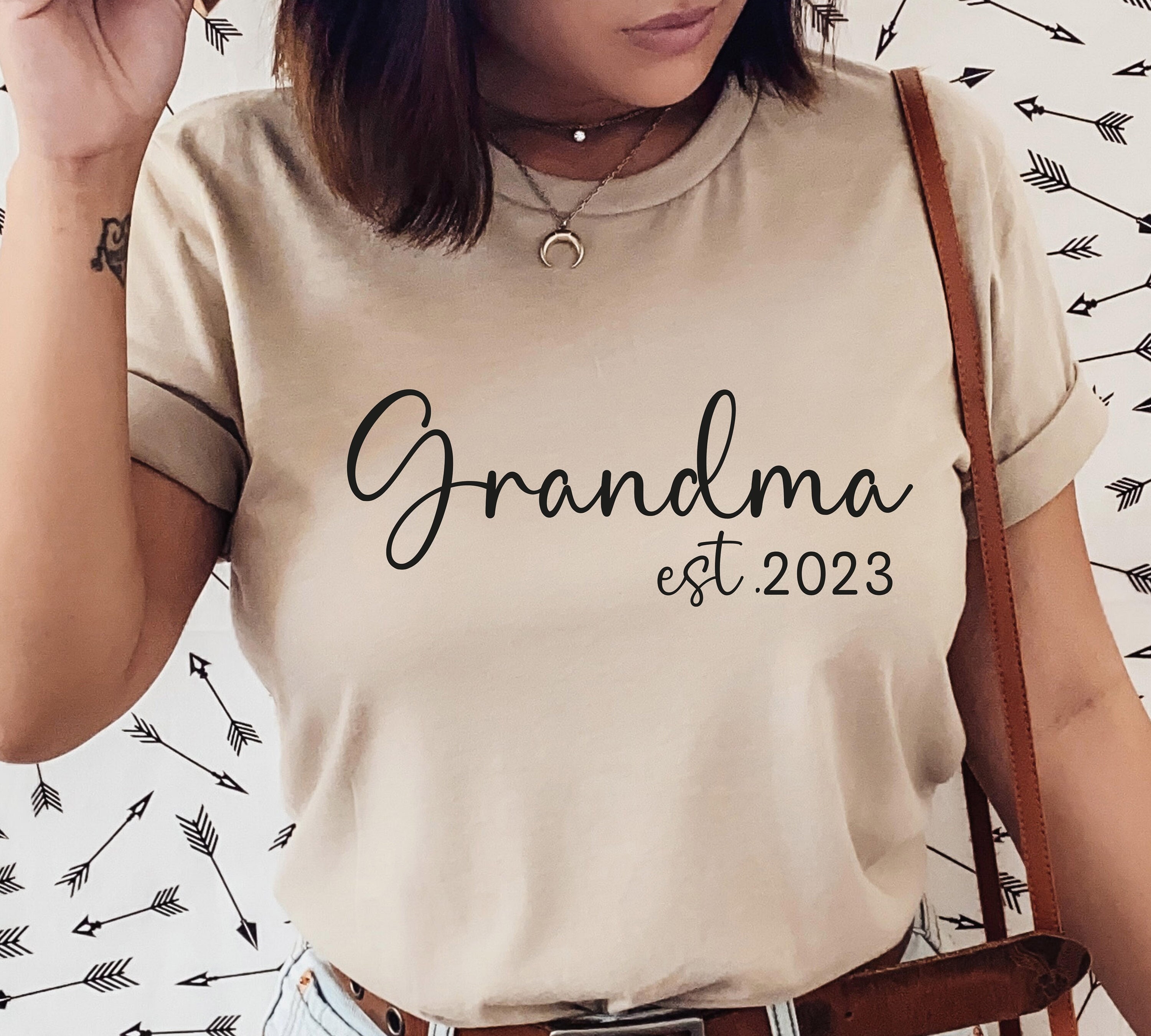 custom grandma est shirt for mothers day personalized nana shirt cute mom t shirt best gift for grandmother and mom xcfiv scaled