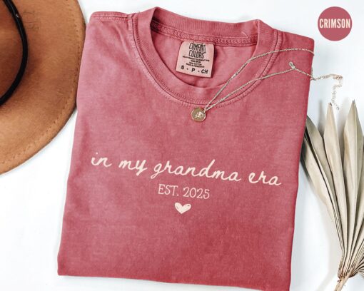 custom grandma est year shirt for first time grandmother funny mom life t shirt mothers day gift crewneck ldr4c