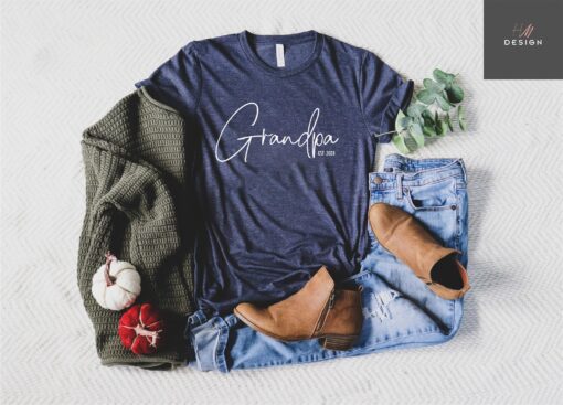 custom grandma established shirt for new grandma birthday and mothers day gifts minimalist design unique grandma tee