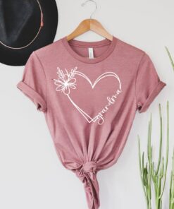 custom grandma heart shirt funny grandma tee best grandma gift for mothers day and birthday celebrations pdd0s