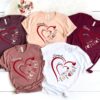 custom grandma heart shirt with kids names personalized mothers day tee cute mom life t shirt gift for grandma keamx