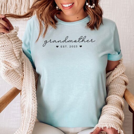 custom grandma shirt and matching family shirts for mothers day gifts mom birthday gifts cute mom t shirts ptcj2 scaled