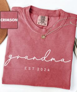 custom grandma shirt with est date for grandmother cool nana outfit mothers day t shirt personalized mom tee 1ajzy