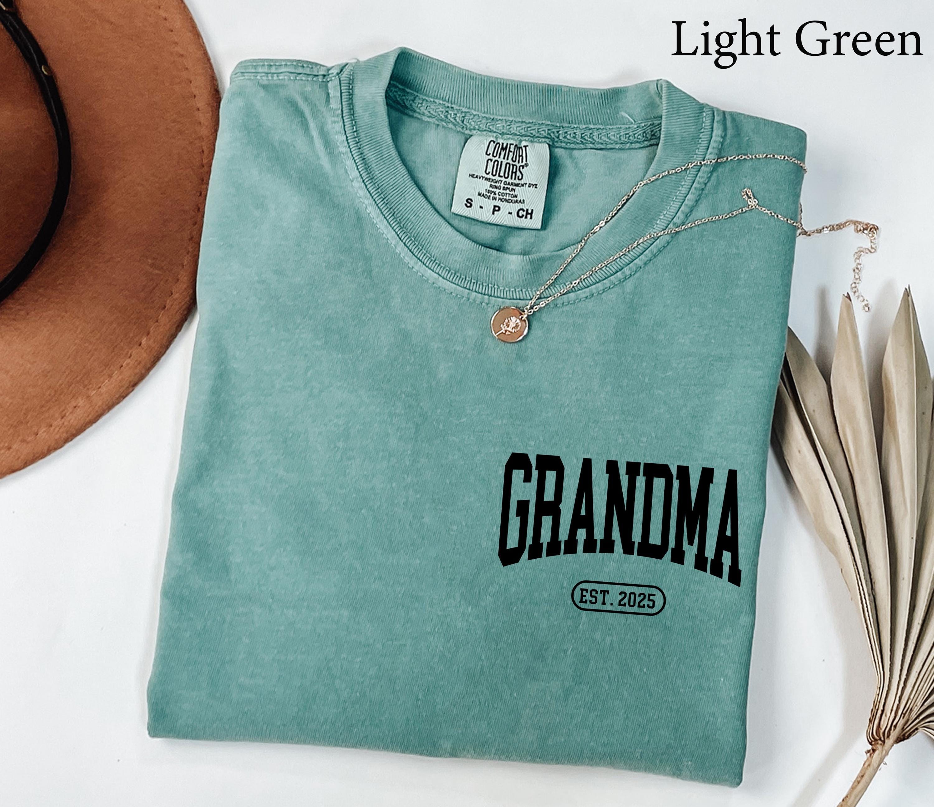 custom grandma shirt with pocket est design for mothers day and christmas gifts vintage grandma t shirt mzwzm scaled