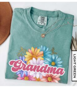 custom grandma shirt with spring bouquet design cute nana t shirt for mothers day best grandma ever gift 2iiw4