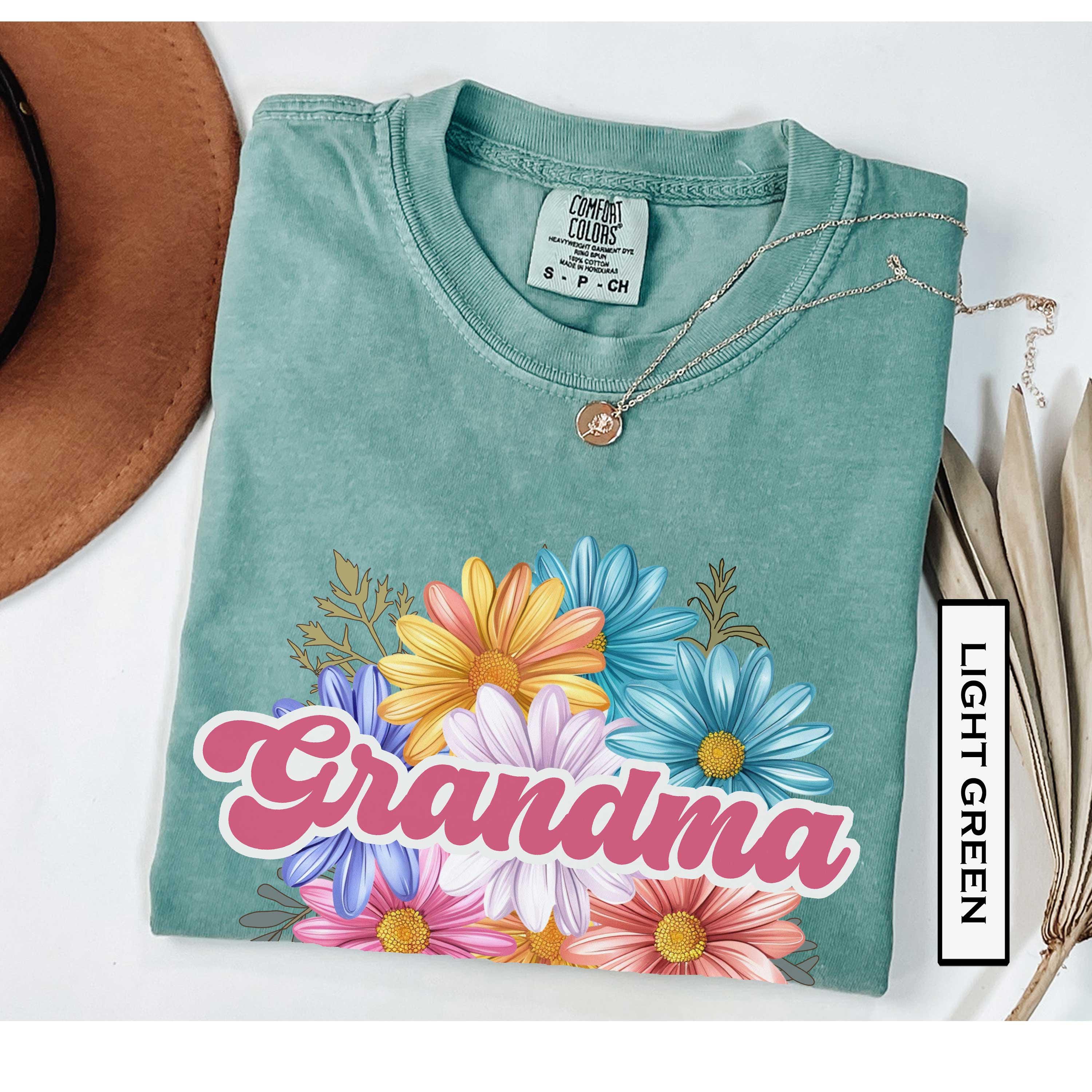 custom grandma shirt with spring bouquet design cute nana t shirt for mothers day best grandma ever gift 2iiw4