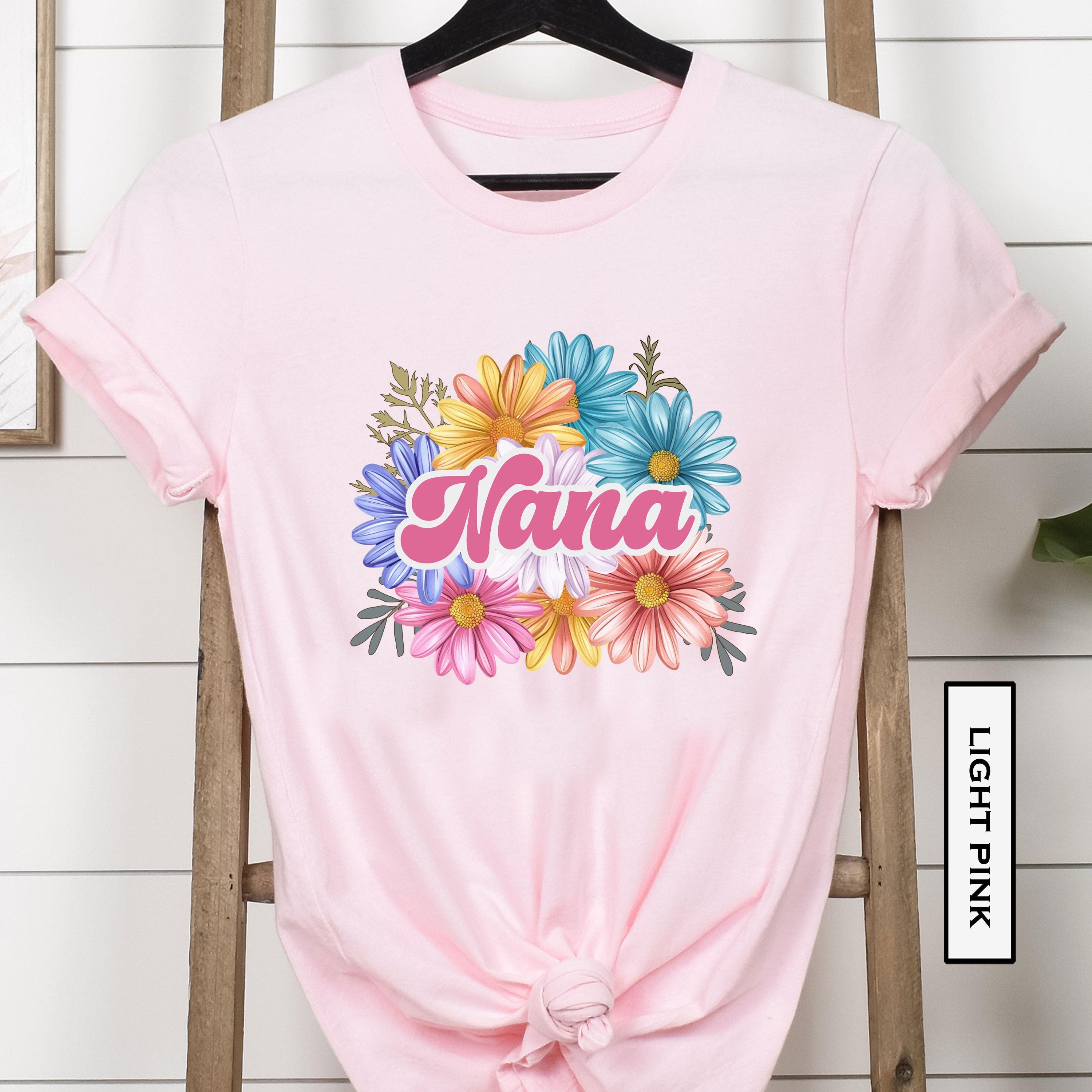 custom grandma shirt with spring bouquet design cute nana t shirt for mothers day best grandma ever gift dbk8j scaled